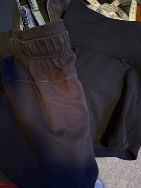 2 Blk Lululemon Shorts
